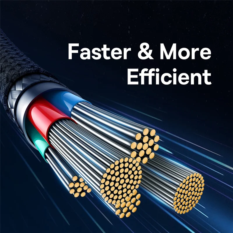 BASEUS Unbreakable Series 1m Fast Charging Data Cable Type-C to iP 20W Aramid Fiber Charging Cord - Stellar White