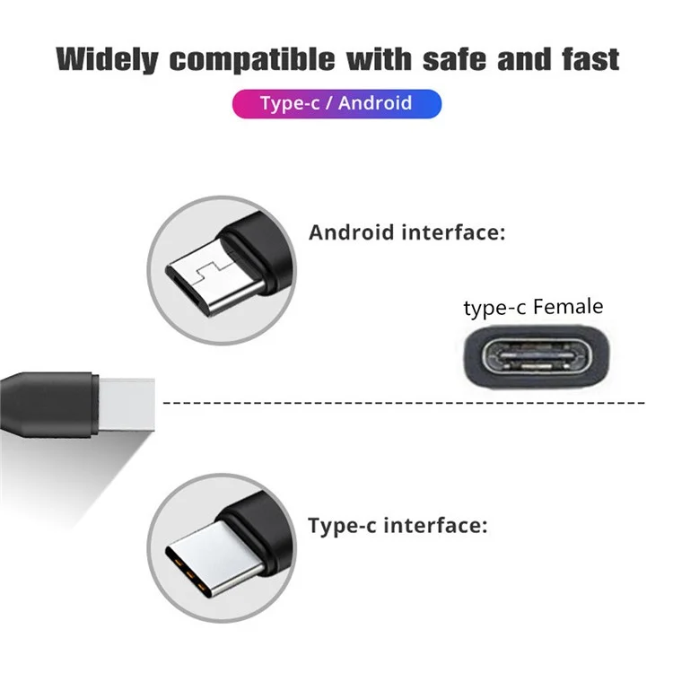 U2-069-TC001 Тип-C USB-C Женский к USB-C Тип C USB 3.1 + Micro USB Мужской Кабель-разветвитель Удлинитель Зарядный Шнур