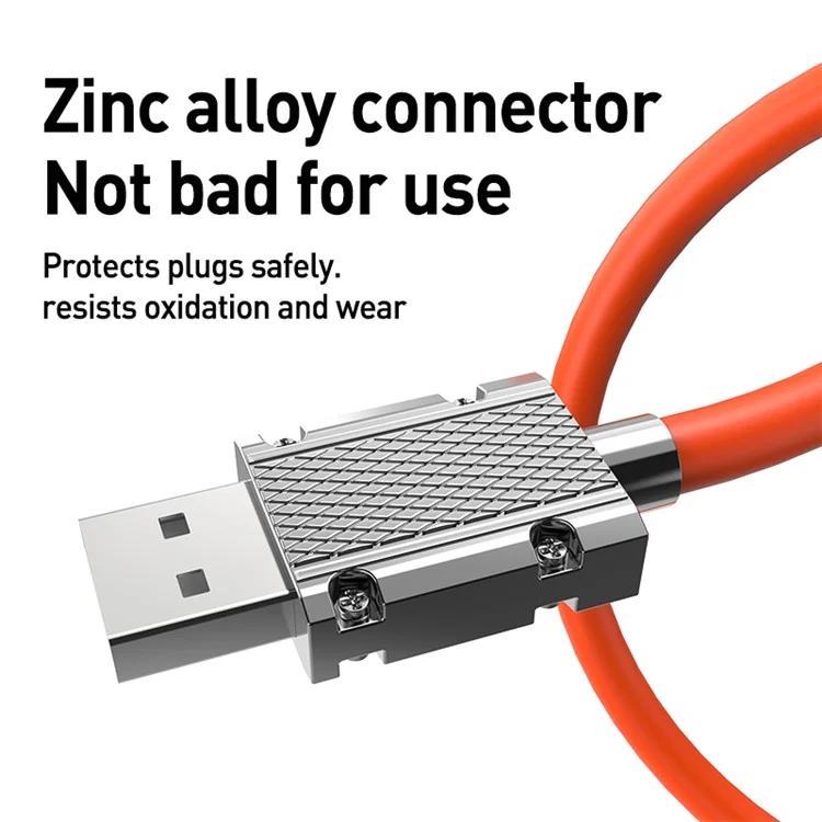 2m Data Sync USB-A zu Type-C Magnetisches Ladekabel, unterstützt 100W Schnellladung (OHNE CE-Zertifizierung) - Blau