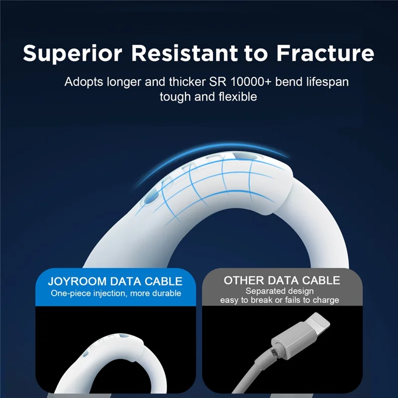 JOYROOM S-UM018A13 1.2m USB-A to Micro 2.4A Fast Charging Cable Support Data Transmission - Black