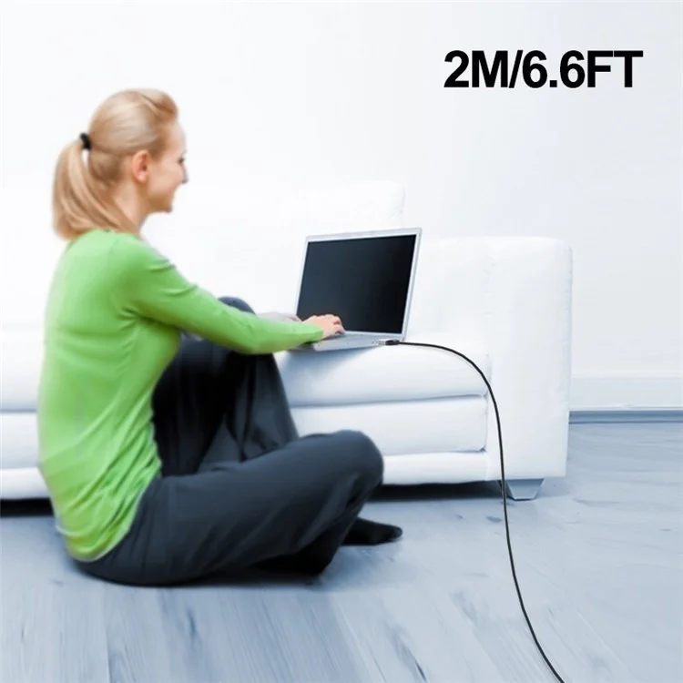 ENKAY 2m PD 140W Compatible with MagSafe 3 USB-C to Magnetic Charging Cable for MacBook - Grey