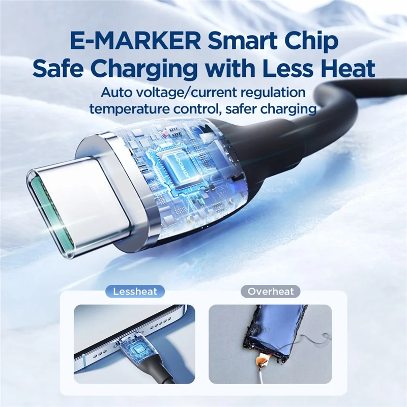 JOYROOM SA29-AC3 Colorful-serie til iPhone 16-15-serie 1,2 m 3 A USB-A til Type-C hurtigopladningskabel i flydende silikone Datakabel - Sort