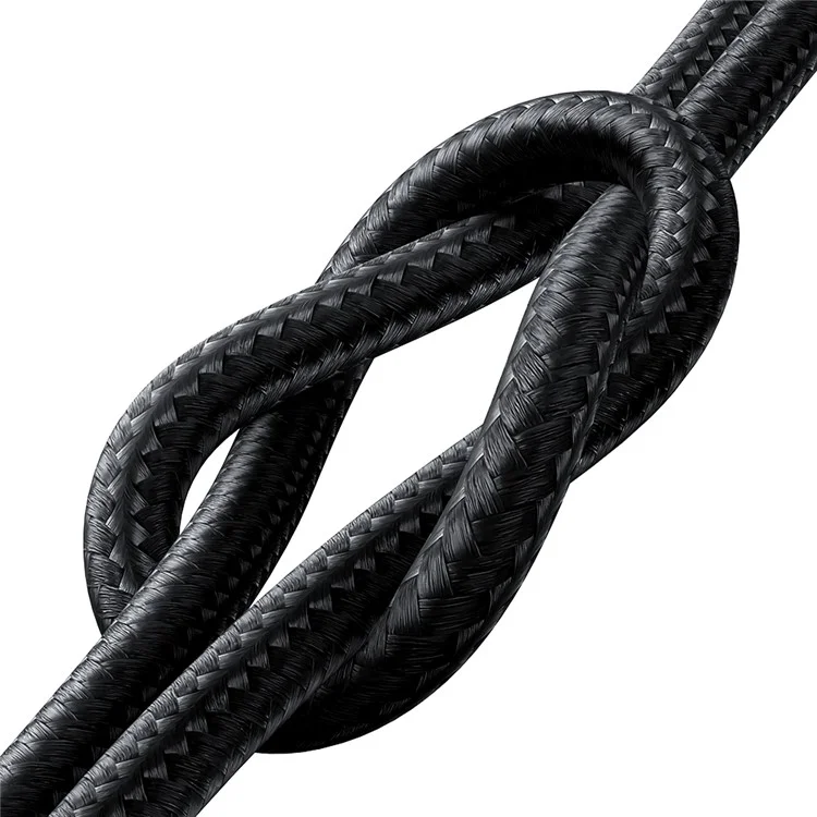 MCDODO CA-4730 MDD for iPhone 15 Series 1.5m USB-A to Type-C Fast Charging Cable 120W Data Transmission Nylon Braided Cord - Black
