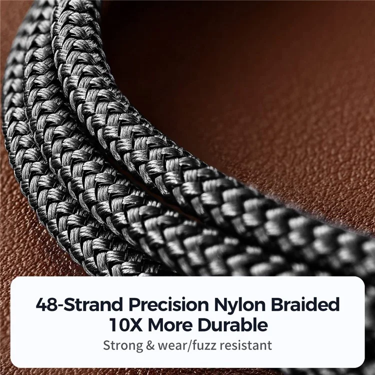 JOYROOM SA31-AC6 Пионерская серия 1,2 м PD 30 Вт USB-A в зарядный кабель Type-C Nylon Braided Fast Charging Data Cable