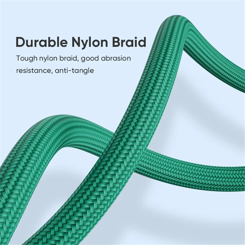 ENKAY HAT PRINCE 2m PD 60W Magnetic Phone Charging Cable 3-in-1 Type-C to 8-Pin / Type-C / Micro USB Data Sync Cord with LED Light - Red