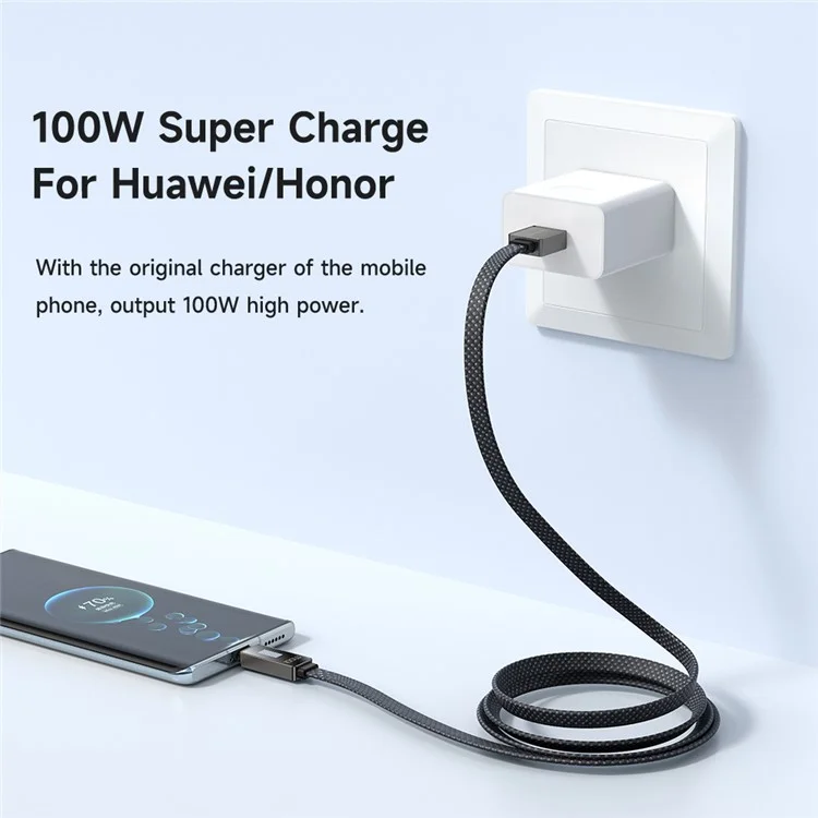 MCDODO CA-4980 MDD Rhythm Series for iPhone 15 Series 1.2m PD 100W USB to Type-C Data Cable with 9-level Light Display - Black