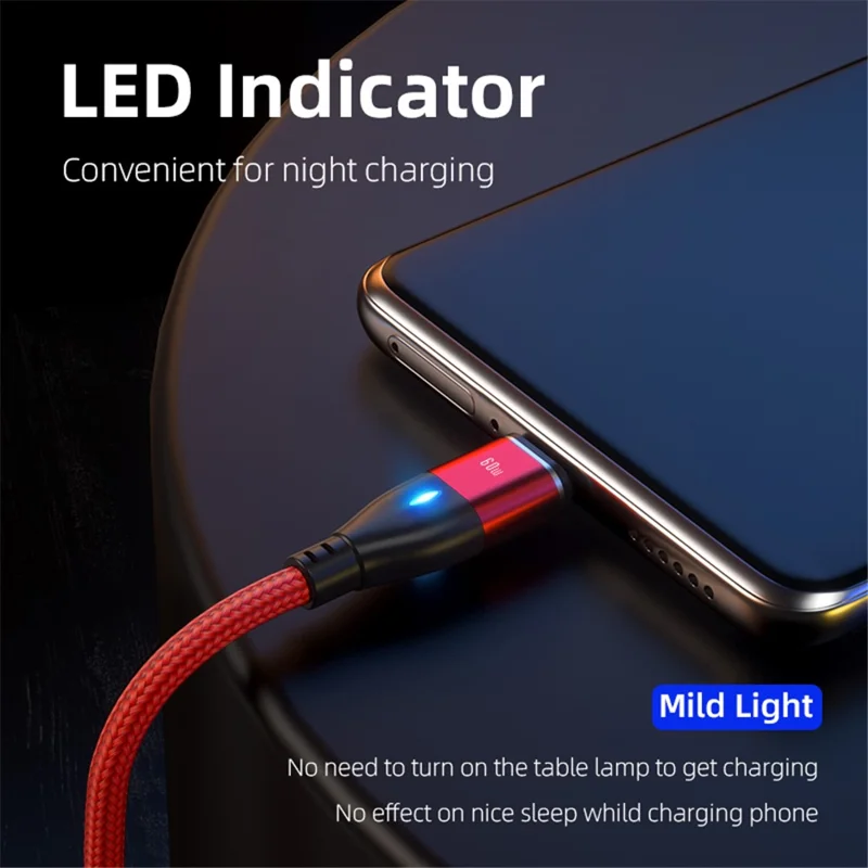 ENKAY HAT PRINCE Cavo di ricarica magnetico 6 in 1 da 1 m PD 60W Type-C/USB-A a IP/Type-C/Micro USB per il trasferimento dati - Nero