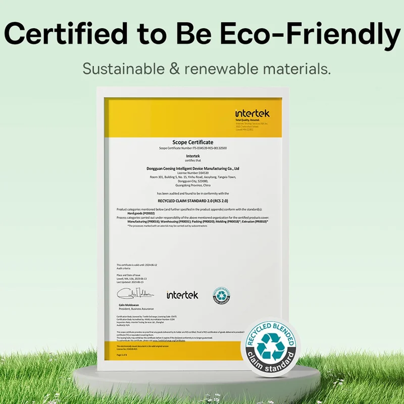 BASEUS 2m Habitat Series for iPhone 15 Series Type-C to Type-C 100W Fast Charging Biodegradable Data Cable - Green