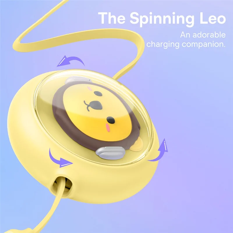 BASEUS CB000063 1.1m 3.5A Retractable Charging Cable USB to Micro USB + Type-C + iP 3-in-1 Fast Charger Data Cord - Yellow