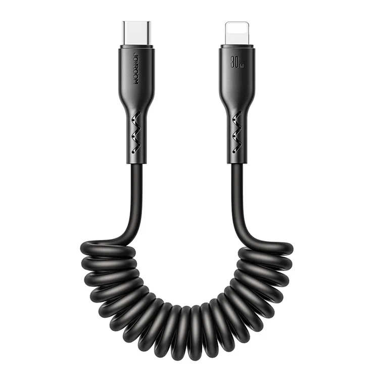 JOYROOM SA38-CL3 Série Voyage Facile pour iPhone 15 Série Type-C vers 8 broches 30W Câble de charge rapide enroulé, 1,5 m pour iPhone iPad 