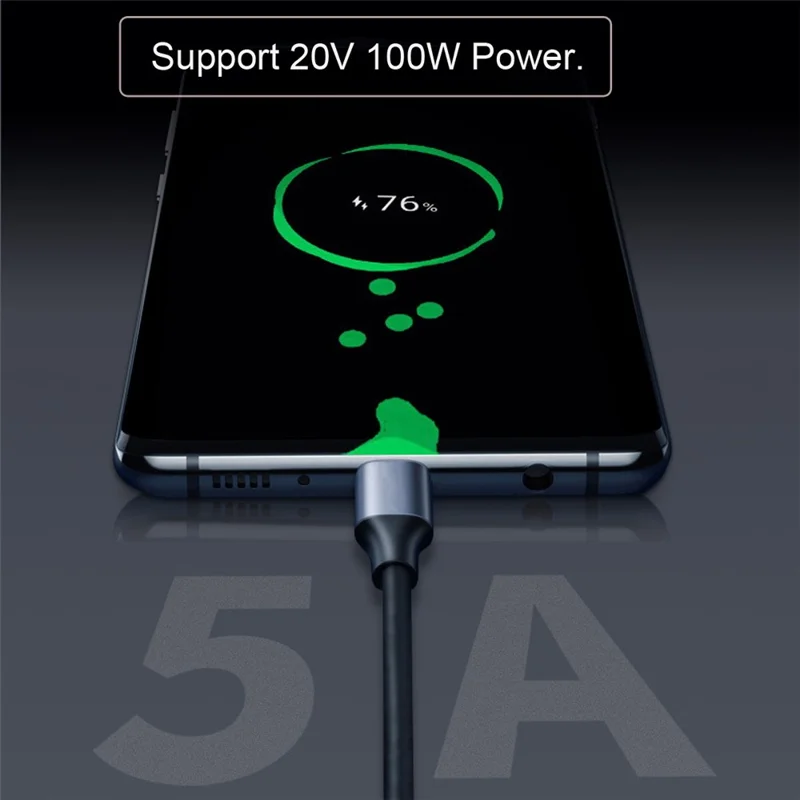 UC-058-UP-3.0M 3m 90-Degree Angled USB-C USB 3.1 Male to Female Cord Aluminum Alloy Connector Extension Cable