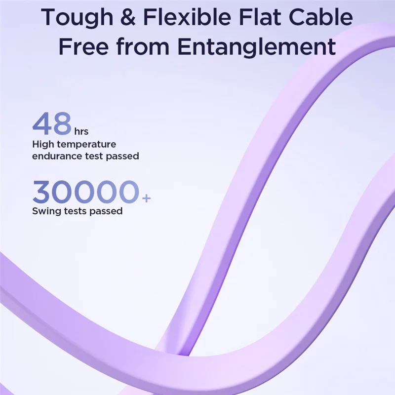 JOYROOM S-A40 3-in-1 Mini Retractable Charging Cable 1m 3.5A Charging Data Cable - Baby Blue