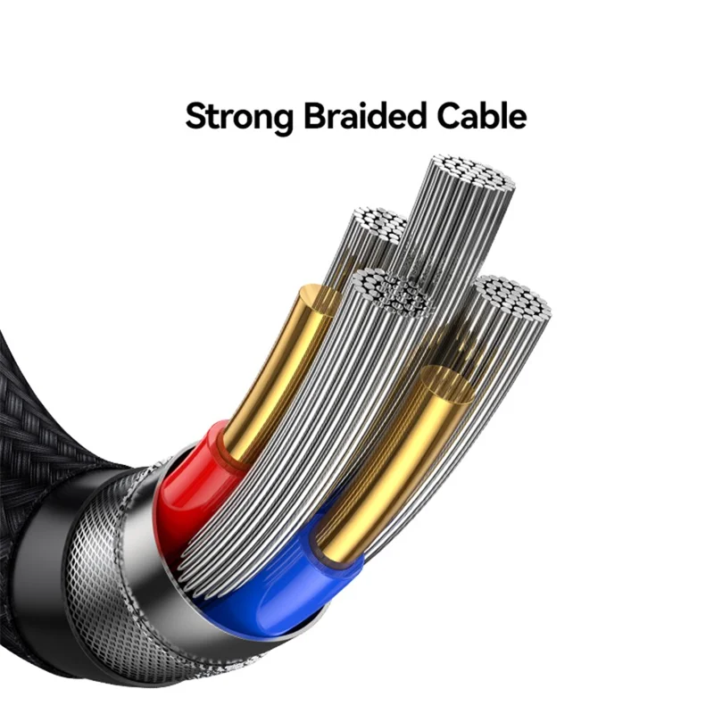 USAMS US-SJ654 U85 1.2m PD 100W USB-A / Type-C to Type-C Fast Charging Cable Data Cord