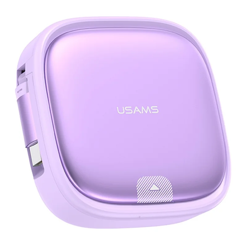 USAMS US-SJ650 U87 1m 60W USB / Type-C to Type-C / Micro / IP Fast Charging Cable with Storage Set Box - Purple