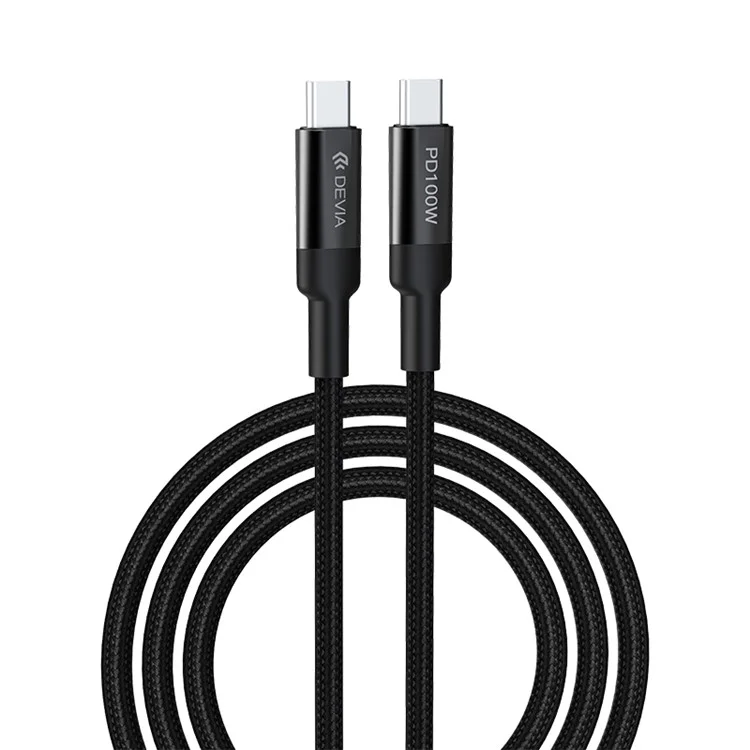 DEVIA EC309 Extreme Speed Series 1.5m 100W Fast Charging Cable Type-C Charger Cord