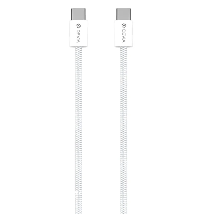 DEVIA Smart Series EC325 1m Type-C to Type-C PD 60W Data Cable Fast Charging Woven Cord