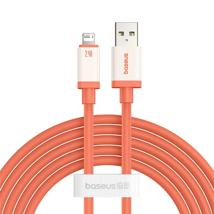 Résistance de la Temple Basus USB à ip 2.4A Câble de Charge Rapide Canyon Coral 2m Données Câble Chargé