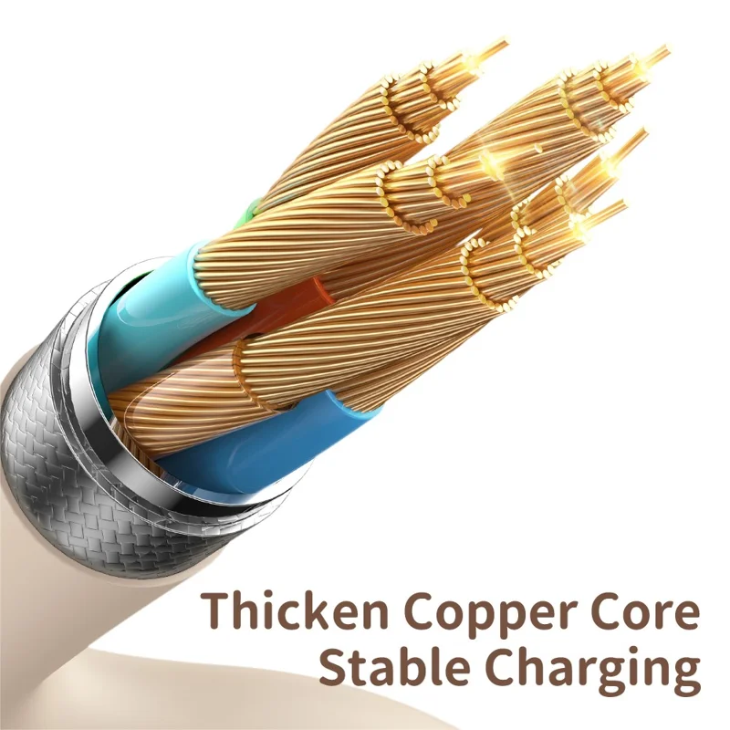 MCDODO Alpha Series CA-477 1.2m Type-C to Type-C Fast Charging Cable Silicone 65W Phone Charger Cord - Beige
