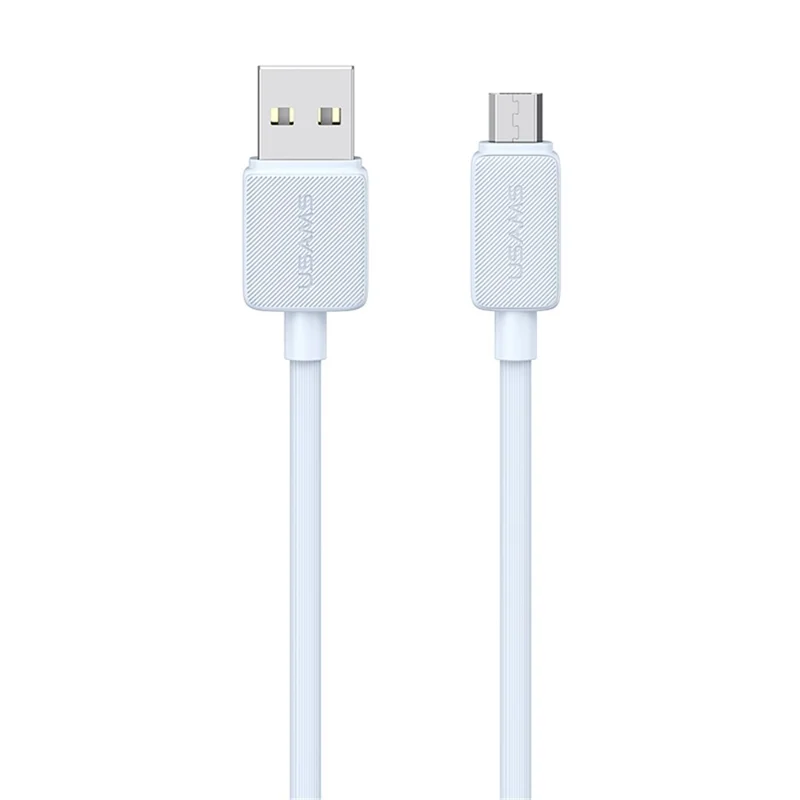 USAMS US-SJ695 2m PVC Cavo di Ricarica USB al Cavo Dati Micro USB 480mbps - Blu