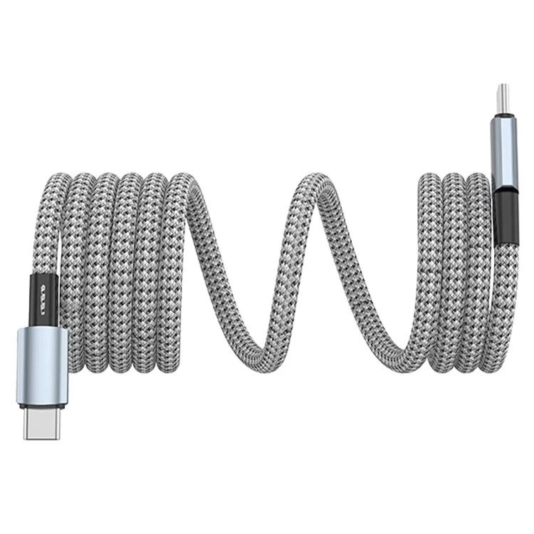 1m Type-C to Type-C PD 100W Fast Charging Cable Magnetic Data Cord for Mobile Phones