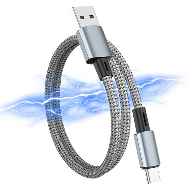 Cavo di ricarica rapida da 18 W e trasmissione dati da 480 Mbps con connettore magnetico USB a Type-C da 0,3 m
