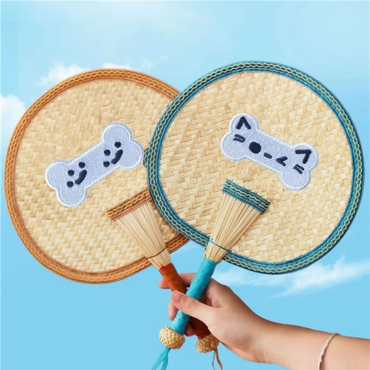 3 Pcs Patchs Brodés Expressions de Dessin Animé Mignons - Appliques Autocollantes Créatives pour Décoration DIY