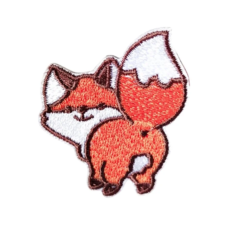 Remendos Bordados de Animais Cartoon Fofos em Movimento - Adesivos Criativos para Decoração DIY - Nº 1