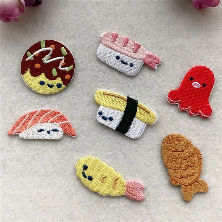 Toppe ricamate creative carine per Bento - Applicazioni adesive fai-da-te per decorazioni creative - N.1
