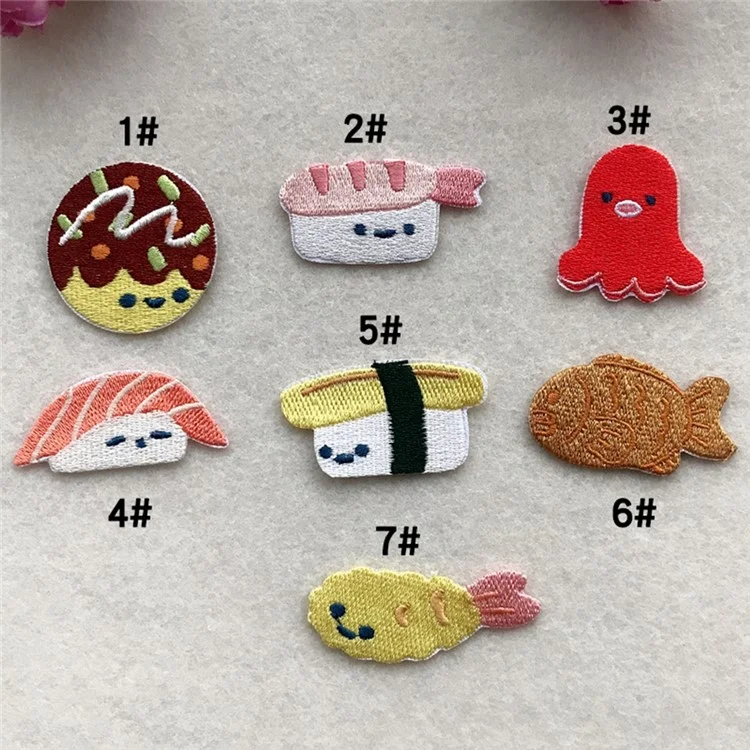 Toppe ricamate creative carine per Bento - Applicazioni adesive fai-da-te per decorazioni creative - N.1