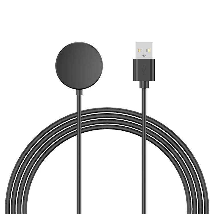 For Samsung Smart Watch 1m USB Port Charging Cable Wireless Charging Dock - Black