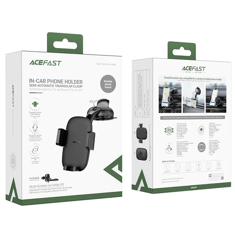 ACEFAST D5 Universal Car Phone Holder Air Outlet Dashboard Windshield Mount Cellphone Bracket