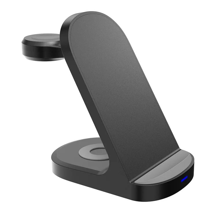 Chargeur sans fil rapide 15W pour iPhone, AirPods et Apple Watch - Noir