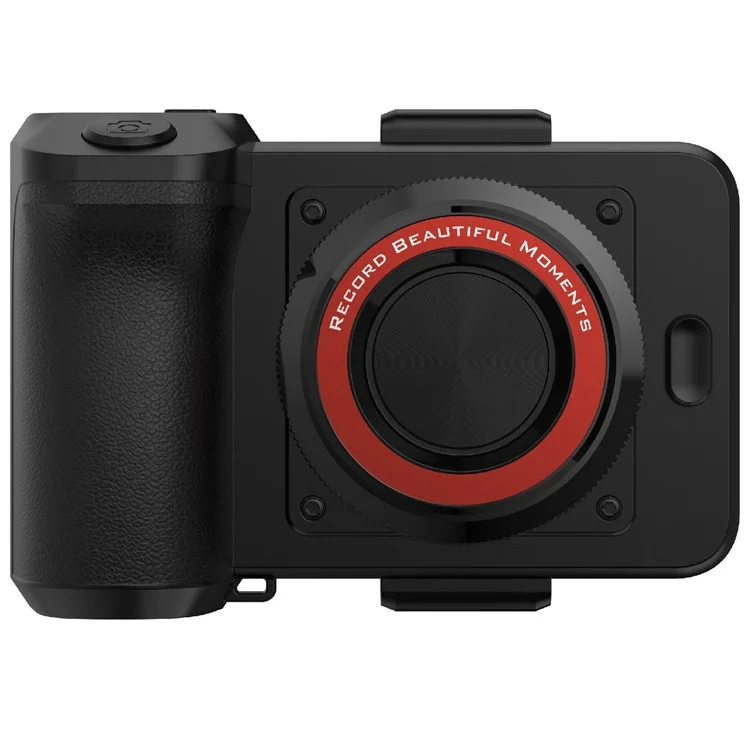 YR-1 5000mAh Power Bank 15W Phone Wireless Charger Bluetooth-compatible Shutter Shooting Handle - Black