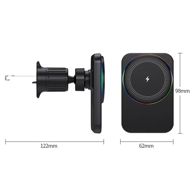 Magnetic Wireless Charger Car Air Outlet Mount Cell Phone Bracket Holder - M58