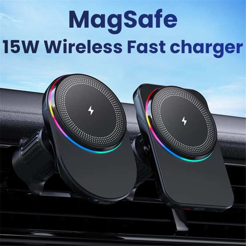 Magnetic Wireless Charger Car Air Outlet Mount Cell Phone Bracket Holder - M58
