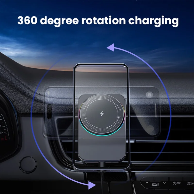 Magnetic Wireless Charger Car Air Outlet Mount Cell Phone Bracket Holder - M58