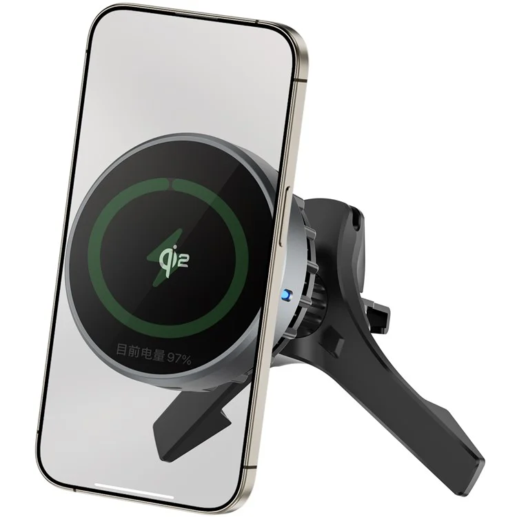 WIWU CH-319_QI2.0 Support de téléphone de voiture avec chargeur sans fil magnétique