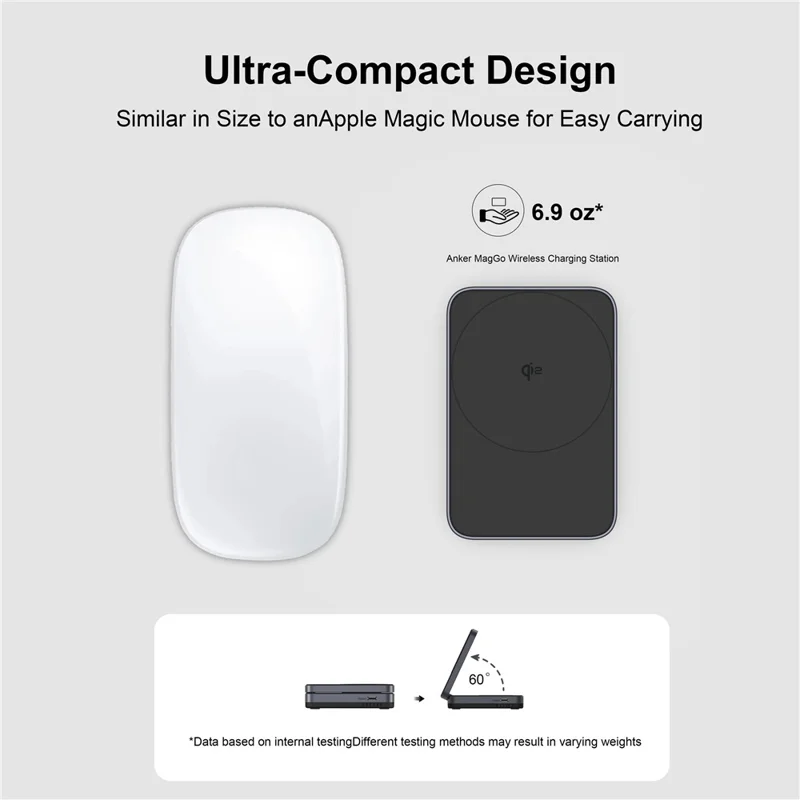 YF-M29 Qi2 Certified 2-in-1 15W Magnetic Wireless Charger with Aluminum Alloy Frame for Earbuds  /  iPhone - Black