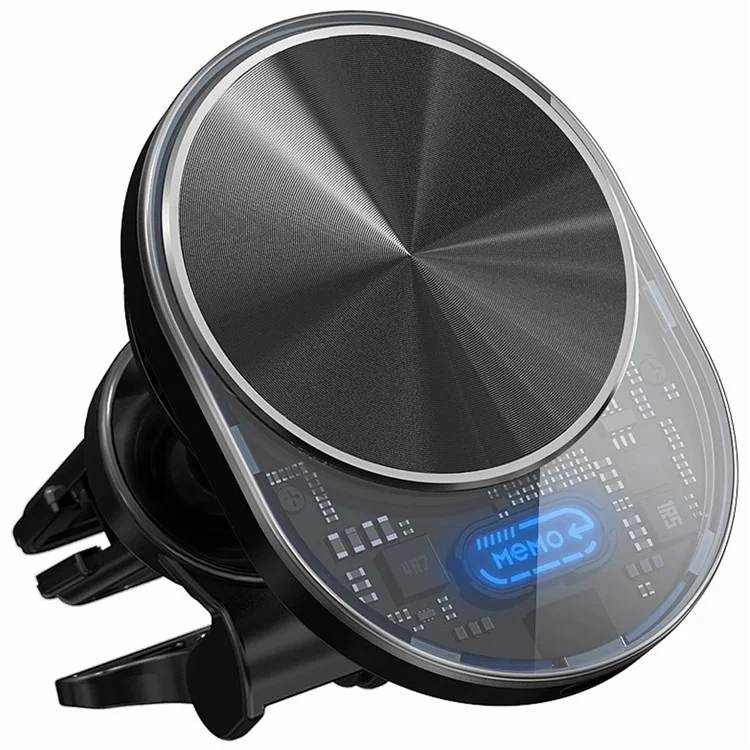 Memo CW01 Air Ventilín de Aire Magnetic Wireless Carger Phone Soporte de Enfriamiento de Soporte Para Iphone 15-12