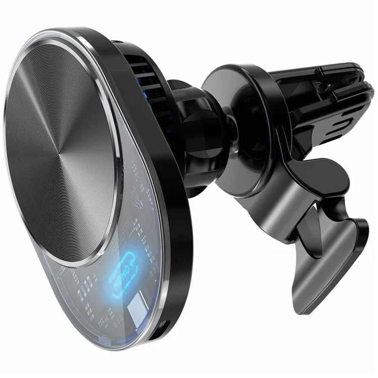 Memo CW01 Air Ventilín de Aire Magnetic Wireless Carger Phone Soporte de Enfriamiento de Soporte Para Iphone 15-12