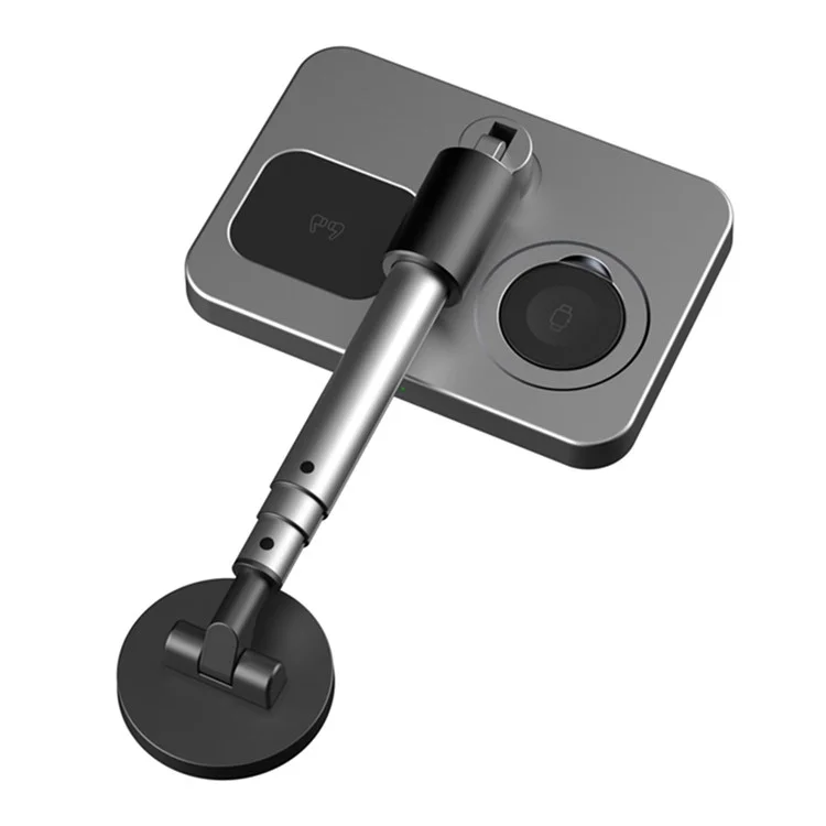 S6 Phone Watch Earphone 3-in-1 Charging Stand Foldable Desktop Magnetic Wireless Charger