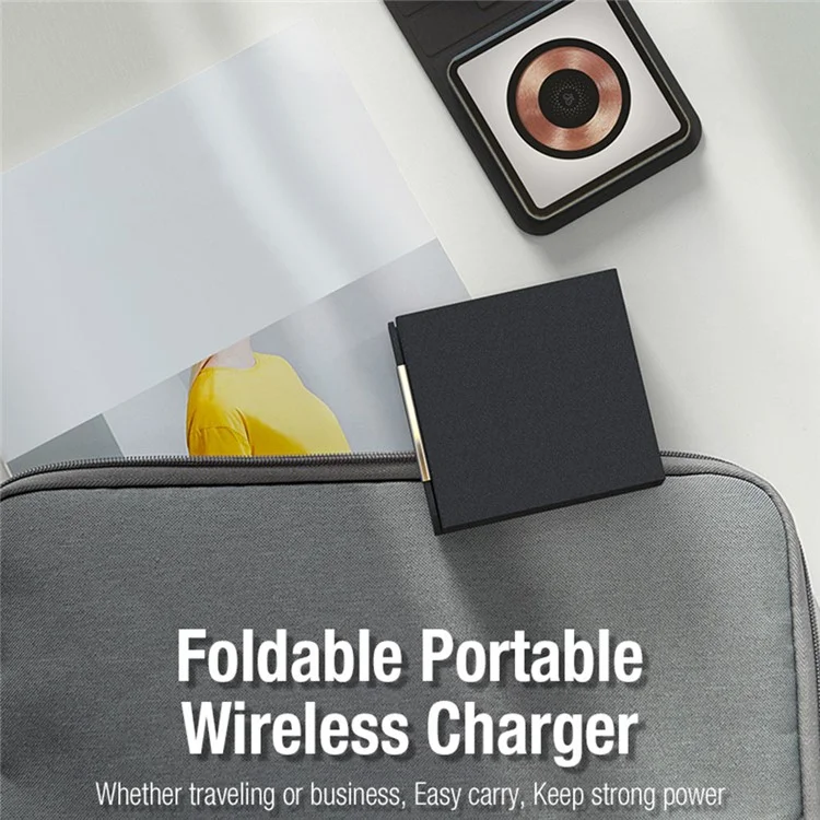Z21 3-in-1 15W Magnetic Wireless Charger Foldable Portable Charging Station