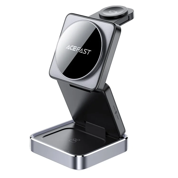 Acefast E20 Desktop Wireless Charger Telefone Assistir Pelo Fone de Ouvido 3 em 1 Estação de Carregamento