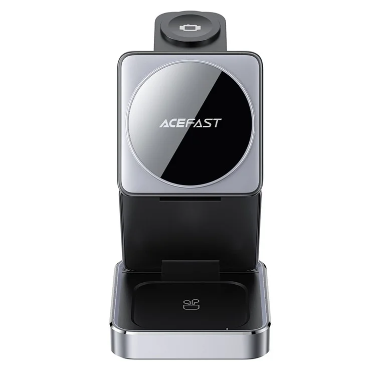 Acefast E20 Desktop Wireless Charger Telefone Assistir Pelo Fone de Ouvido 3 em 1 Estação de Carregamento