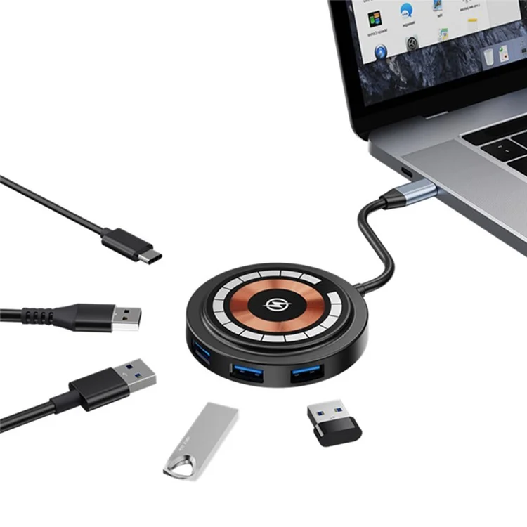 Bulk Purchasing QXF-2301b 6-in-1 Type-C Hub Magneitc Wireless Charger PD 100W Docking Station