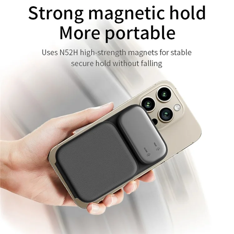 Bulk Purchasing pw08M Magnetic 3-in-1 Foldable Leather Phone Earphone Watch QI2 Wireless Charger