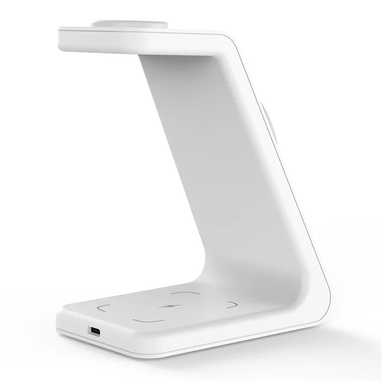 Massenkauf M3 3-in-1 magnetisches kabelloses Ladegerät für iPhone, Apple Watch und AirPods Ladestation (QI2 / QI / CE / FCC / ROHS / UKCA zertifiziert) - Weiß