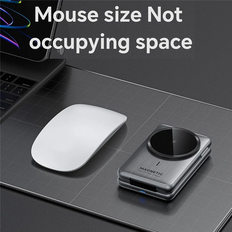 Bulk Purchasing W93 Aluminum Alloy Magnetic Wireless Charger Foldable 3 in 1 Phone Watch Earphone Charging Stand