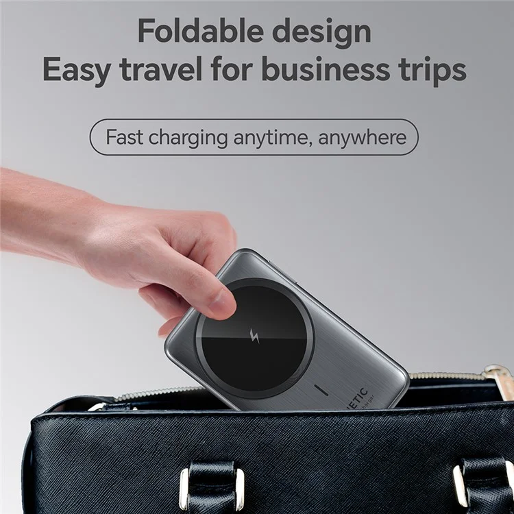 Bulk Purchasing W93 Aluminum Alloy Magnetic Wireless Charger Foldable 3 in 1 Phone Watch Earphone Charging Stand