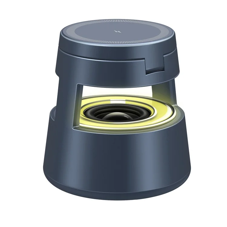 OJD-132A Chargeur sans fil magnétique 5 en 1 pour iPhone, Apple Watch, Écouteurs avec Enceinte Bluetooth et Veilleuse